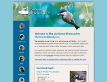 Tablet Screenshot of losgatosbirdwatcher.com